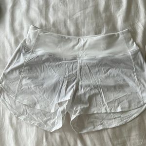 Lululemon BRAND NEW Speed Ups 4” Lined Size 6